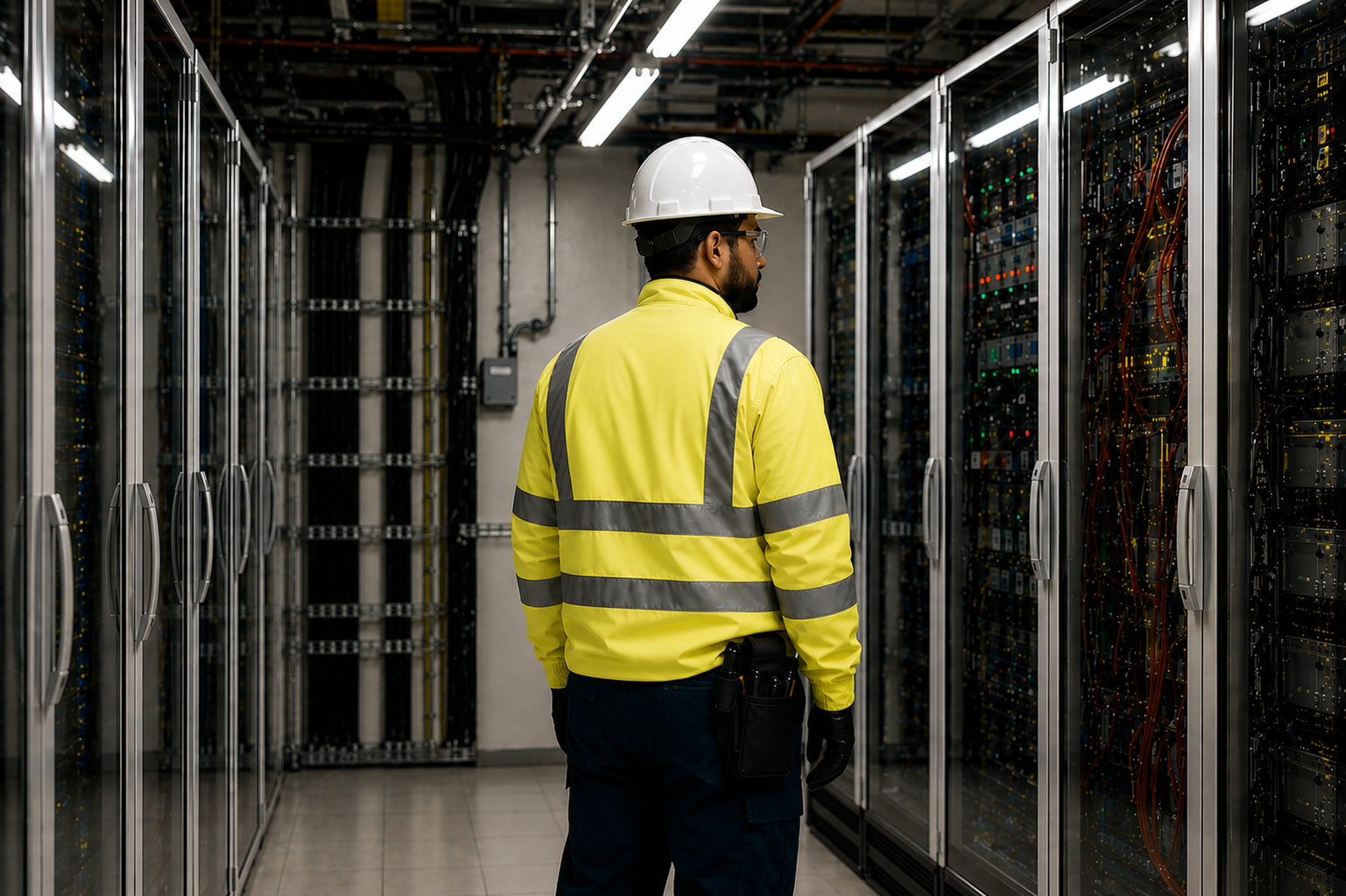 Cendro technician in data centre